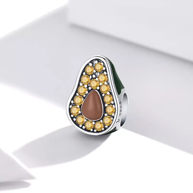 (immagine per) Charm tipo Pandora Avocado estivo - SCC1906 - Visualizza 2