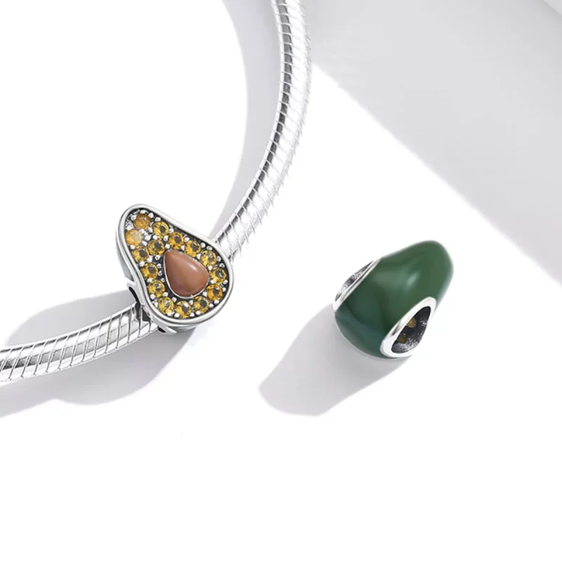 (immagine per) Charm tipo Pandora Avocado estivo - SCC1906 - Visualizza 4