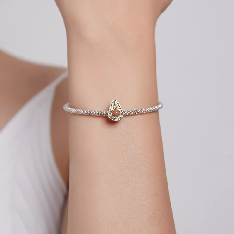 (immagine per) Charm tipo Pandora Avocado estivo - SCC1906 - Visualizza 5
