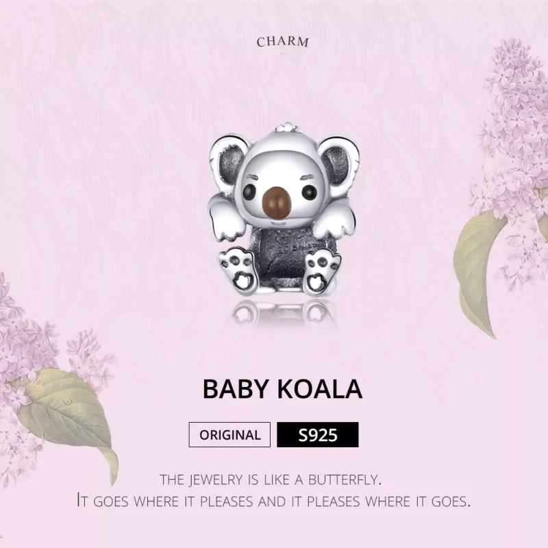 (immagine per) Charm tipo Pandora Baby Koala - SCC1304 - Visualizza 2