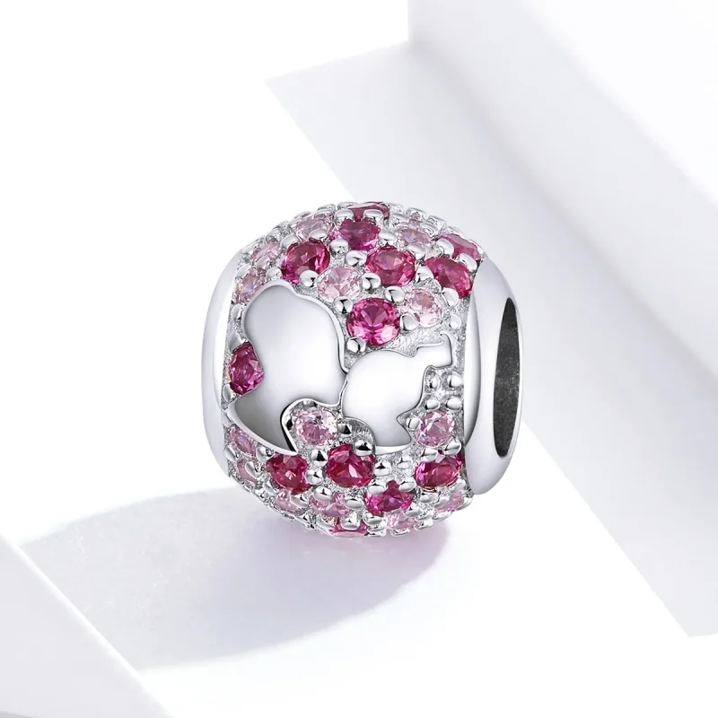(immagine per) Charm tipo Pandora Bacio dalla mamma - BSC225 - Visualizza 2