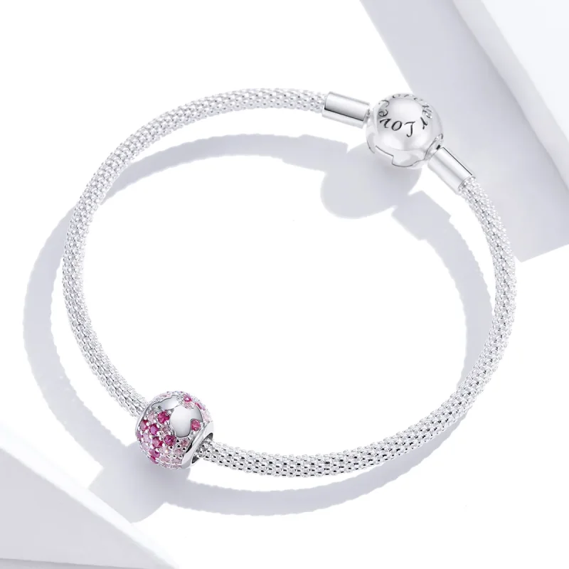 (immagine per) Charm tipo Pandora Bacio dalla mamma - BSC225 - Visualizza 3