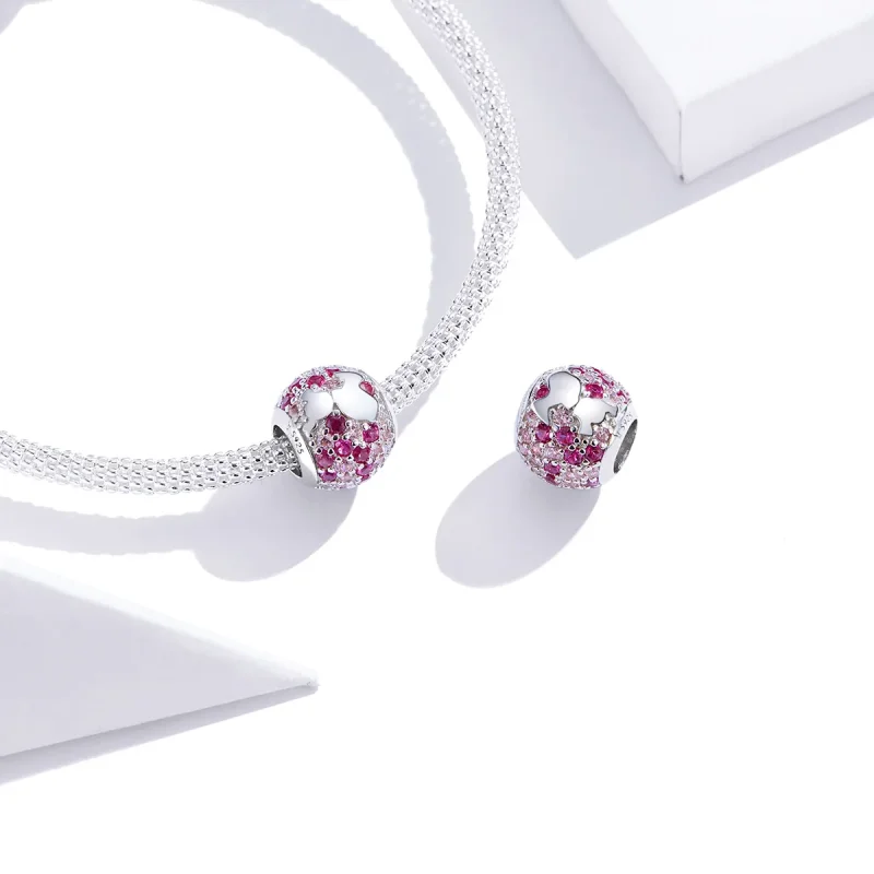 (immagine per) Charm tipo Pandora Bacio dalla mamma - BSC225 - Visualizza 4
