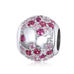 (immagine per) Charm tipo Pandora Bacio dalla mamma - BSC225