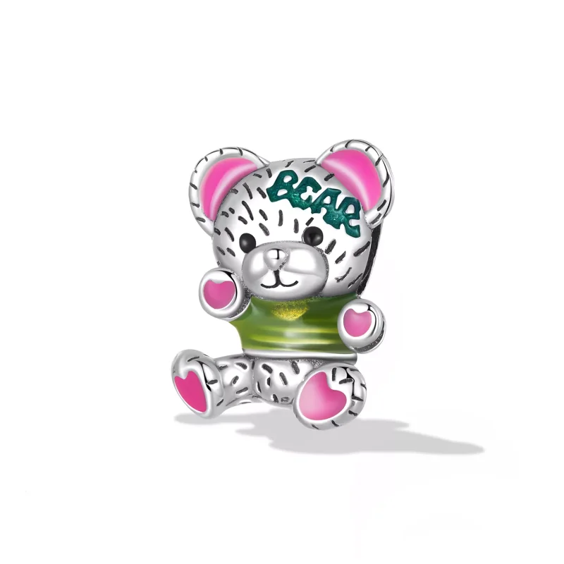(immagine per) Charm tipo Pandora Bambola dell'orso al neon - SCC2231 - Visualizza 2