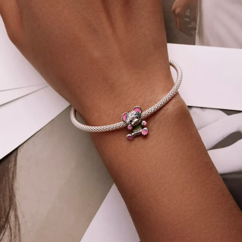 (immagine per) Charm tipo Pandora Bambola dell'orso al neon - SCC2231 - Visualizza 6