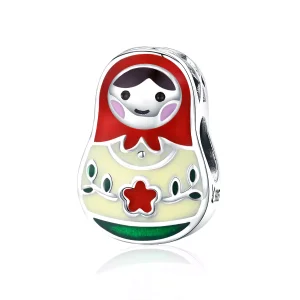 (immagine per) Charm tipo Pandora Bambola russa - SCC1086