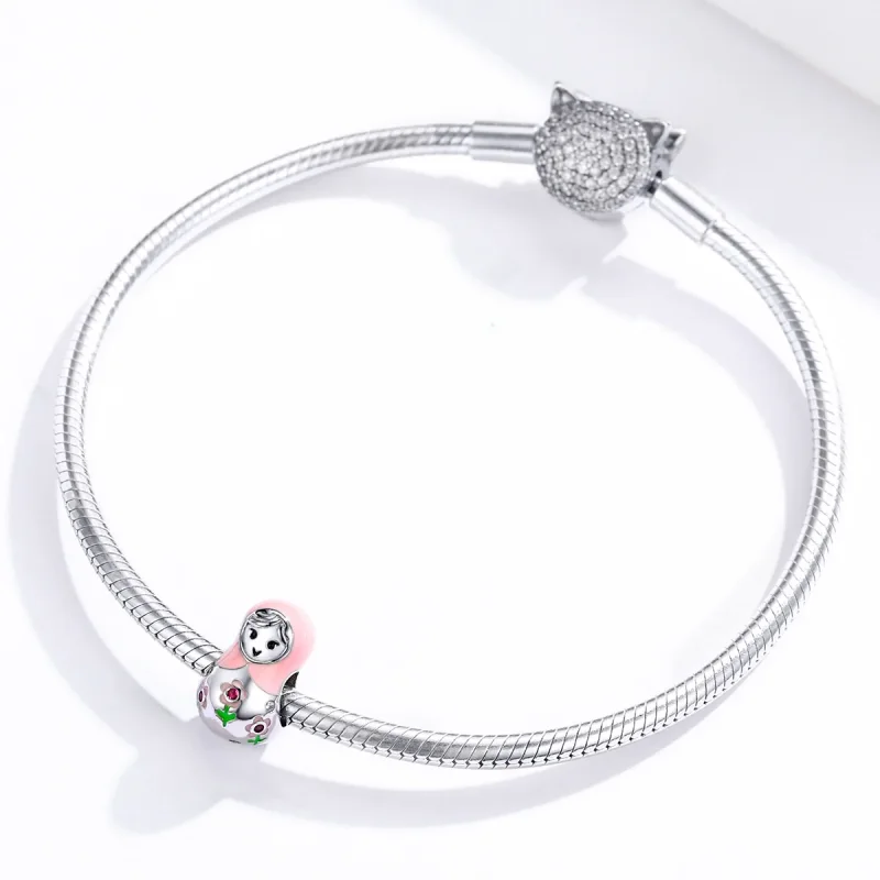 (immagine per) Charm tipo Pandora Bambole russe - SCC1435 - Visualizza 3