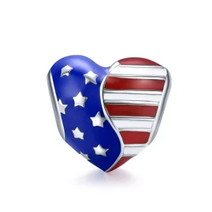 (immagine per) Charm tipo Pandora Bandiera americana - BSC281