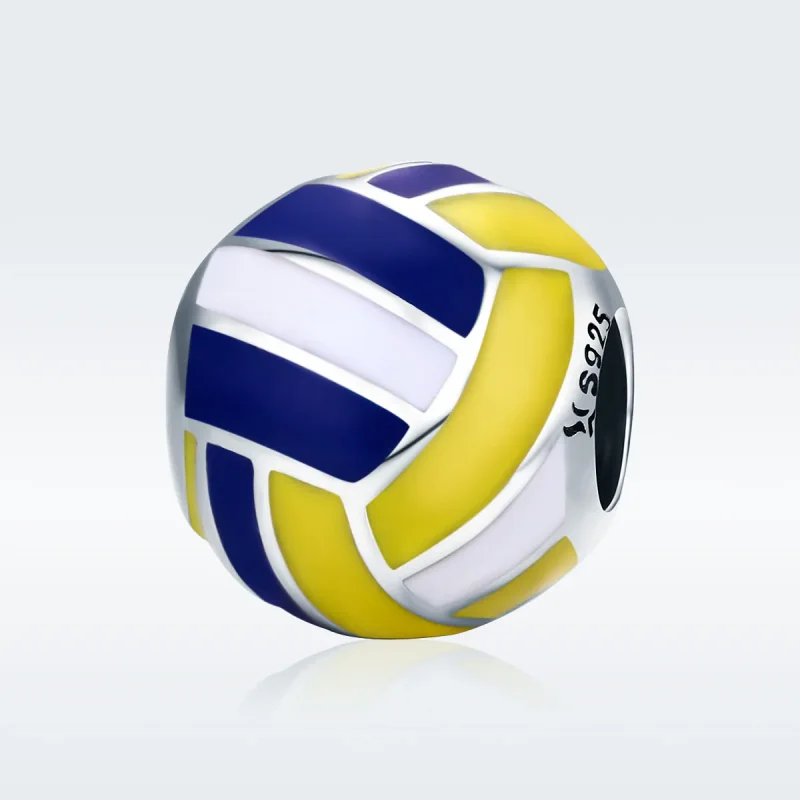(immagine per) Charm tipo Pandora Beach volley - SCC448 - Visualizza 2