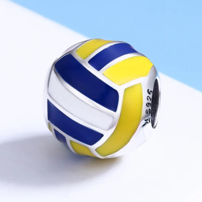 (immagine per) Charm tipo Pandora Beach volley - SCC448 - Visualizza 4