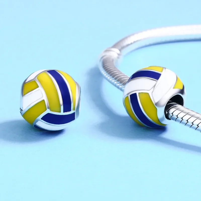 (immagine per) Charm tipo Pandora Beach volley - SCC448 - Visualizza 6