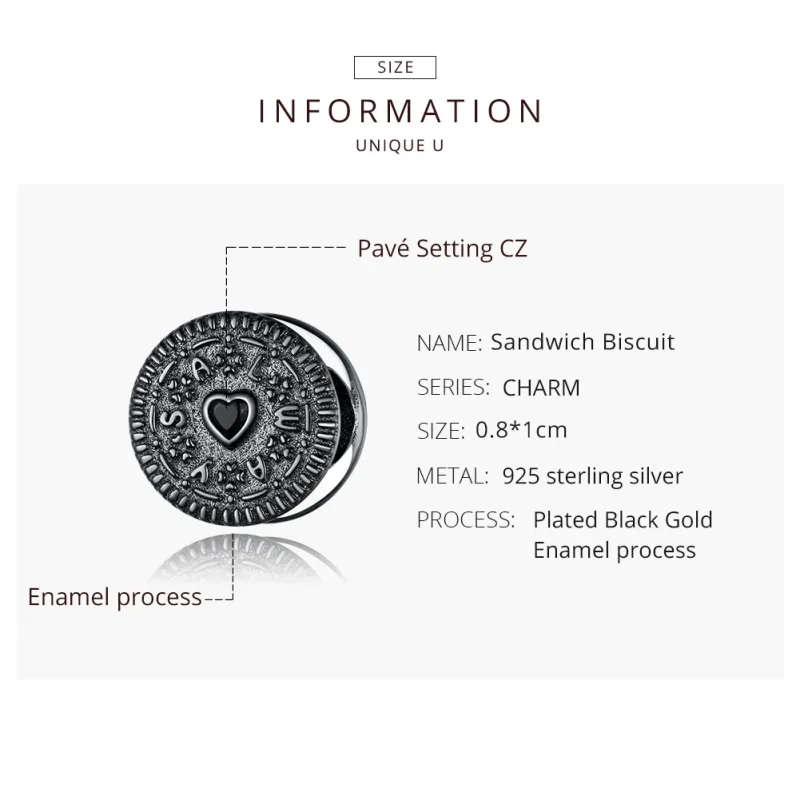 (immagine per) Charm tipo Pandora Biscottino - BSC352 - Visualizza 8