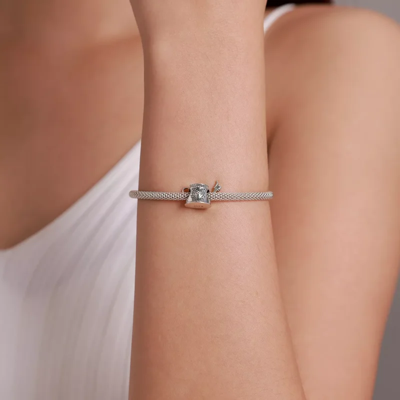(immagine per) Charm tipo Pandora Bollitore d'epoca - SCC1923 - Visualizza 5