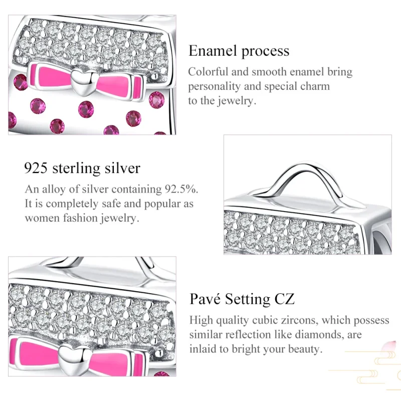 (immagine per) Charm tipo Pandora Borsetta - SCC1391 - Visualizza 5