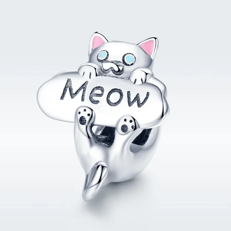 (immagine per) Charm tipo Pandora Bottiglia di profumo di gatto cattivo - SCC874 - Visualizza 5
