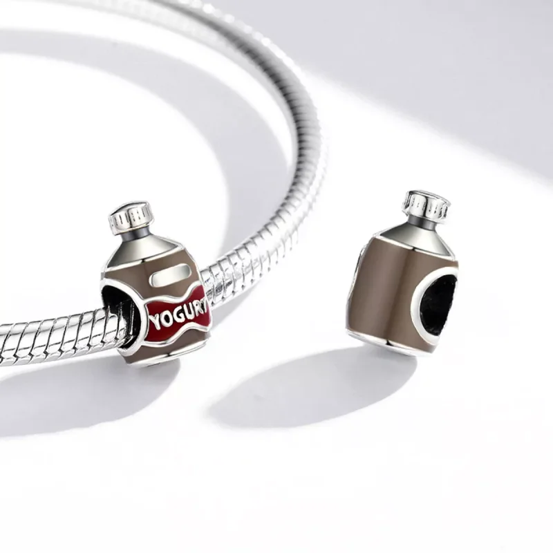 (immagine per) Charm tipo Pandora Bottiglia Di Yogurt - SCC1967 - Visualizza 4