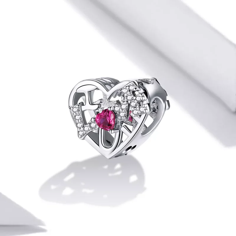 (immagine per) Charm tipo Pandora Brilla Amore - BSC479 - Visualizza 2