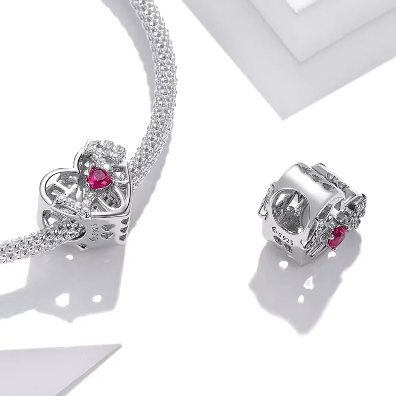 (immagine per) Charm tipo Pandora Brilla Amore - BSC479 - Visualizza 4