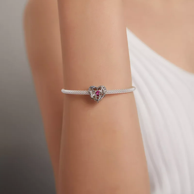 (immagine per) Charm tipo Pandora Brilla Amore - BSC479 - Visualizza 5