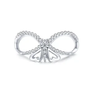 (immagine per) Charm tipo Pandora Brilla Farfalla - BSC469