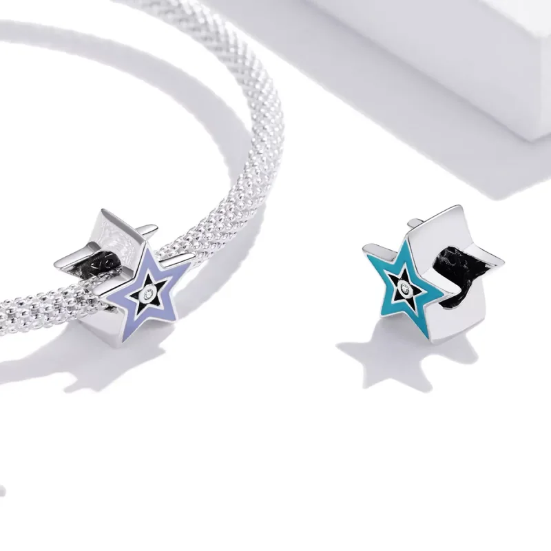 (immagine per) Charm tipo Pandora Brilla Stella - BSC459 - Visualizza 4