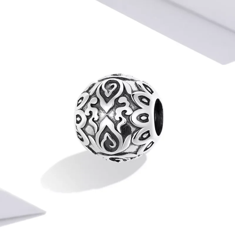 (immagine per) Charm tipo Pandora Buddha seduto e loto - SCC2168 - Visualizza 2