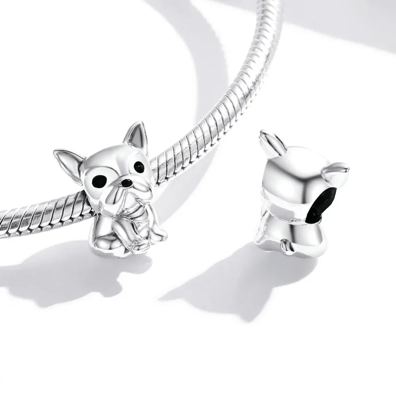 (immagine per) Charm tipo Pandora Bulldog francese carino - SCC1599 - Visualizza 4
