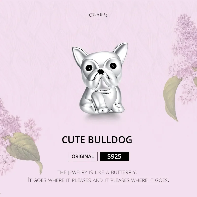 (immagine per) Charm tipo Pandora Bulldog francese carino - SCC1599 - Visualizza 6