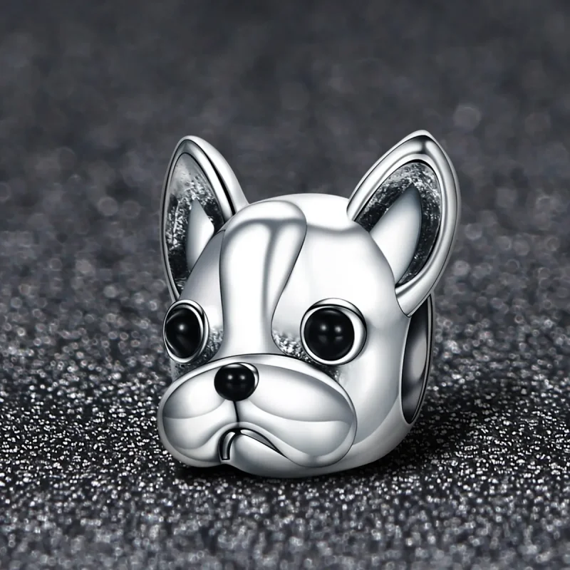 (immagine per) Charm tipo Pandora Bulldog francese - SCC315 - Visualizza 2