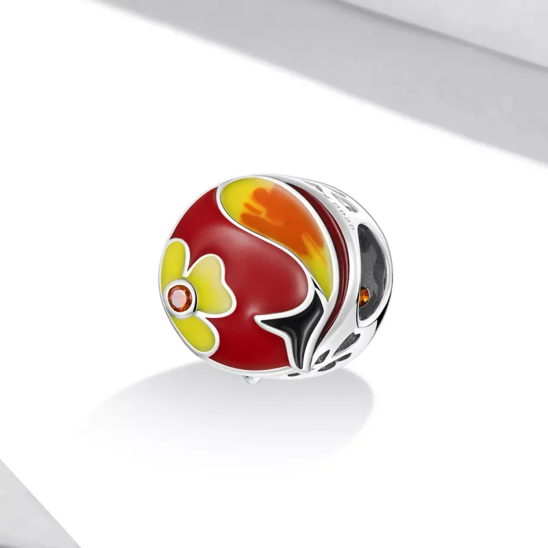(immagine per) Charm tipo Pandora Buona fortuna Koi - SCC2066 - Visualizza 2