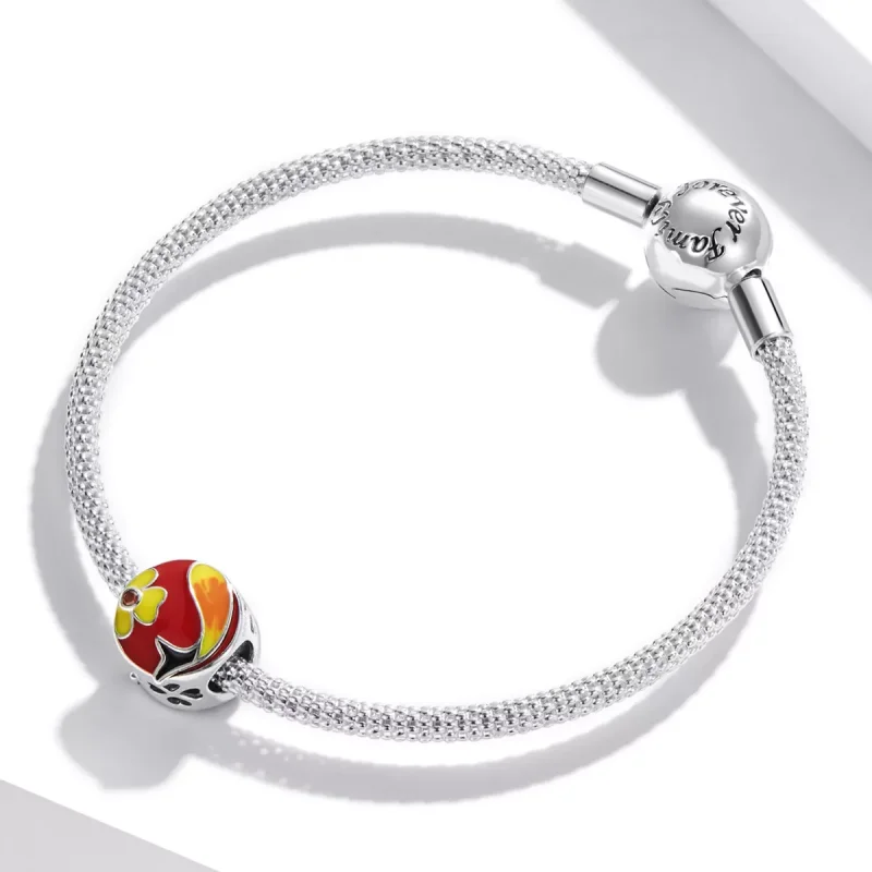 (immagine per) Charm tipo Pandora Buona fortuna Koi - SCC2066 - Visualizza 3