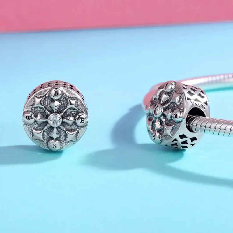 (immagine per) Charm tipo Pandora Bussola - SCC278 - Visualizza 4
