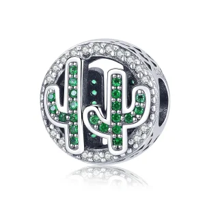 (immagine per) Charm tipo Pandora Cactus vibrante verde - SCC918