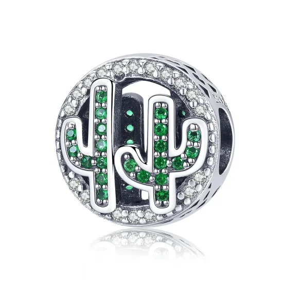 (immagine per) Charm tipo Pandora Cactus vibrante verde - SCC918