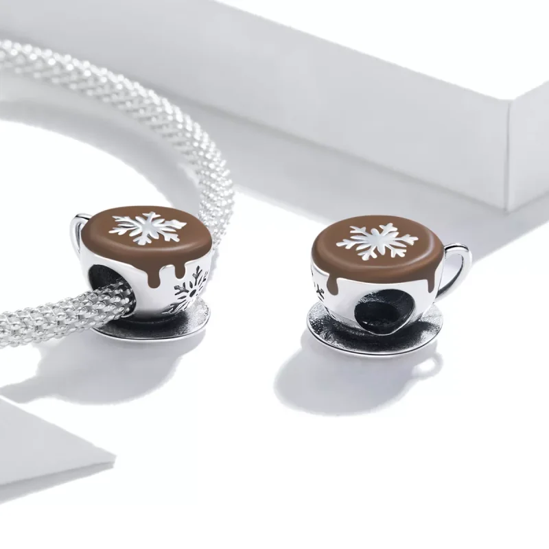(immagine per) Charm tipo Pandora Caffè d'inverno - BSC361 - Visualizza 4