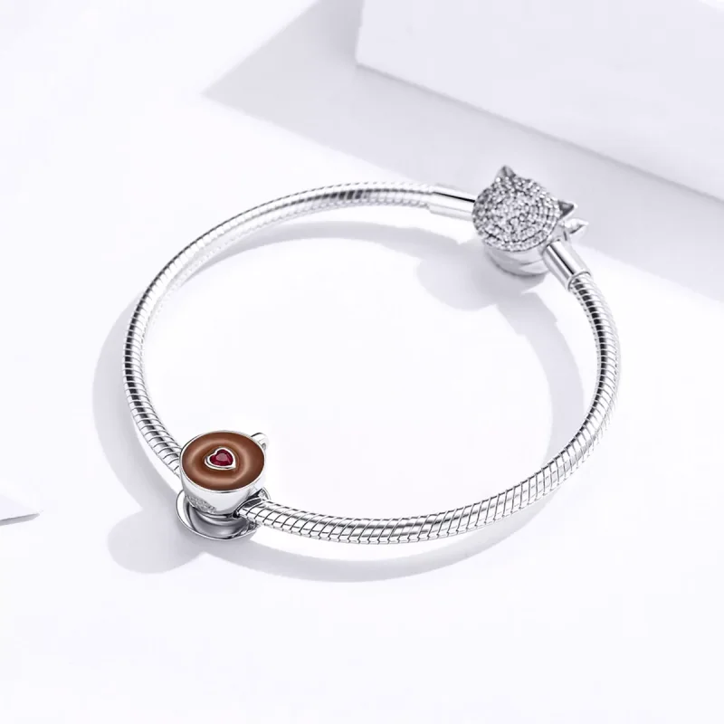 (immagine per) Charm tipo Pandora Caffè pomeridiano - SCC1286 - Visualizza 4