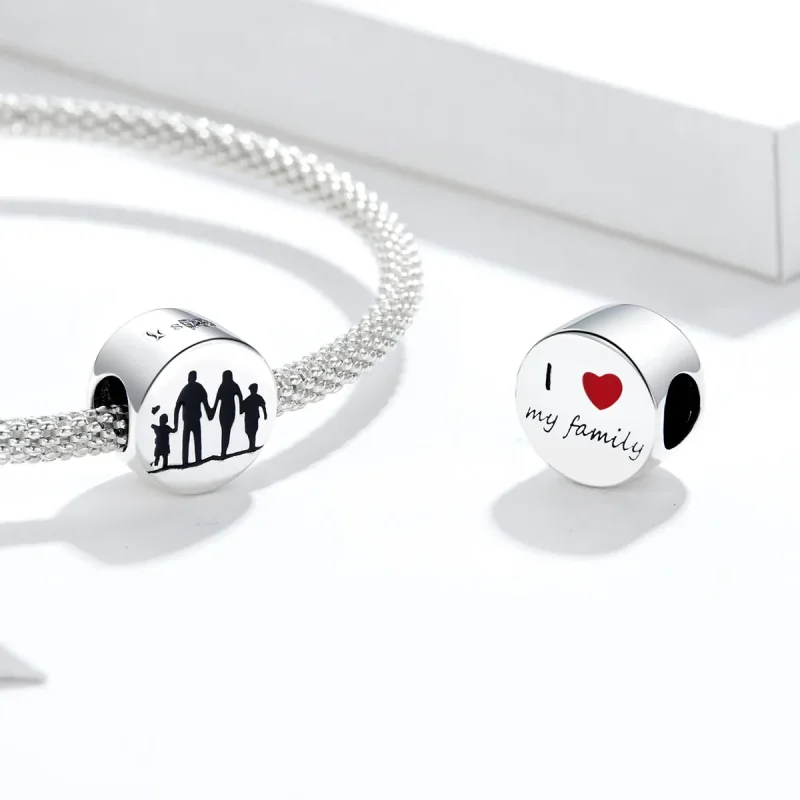 (immagine per) Charm tipo Pandora Calda famiglia - SCC1662 - Visualizza 4