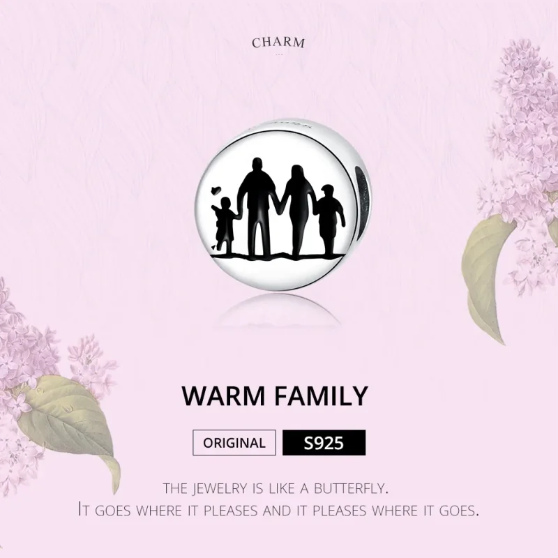 (immagine per) Charm tipo Pandora Calda famiglia - SCC1662 - Visualizza 5