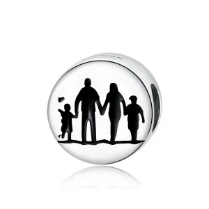 Charm tipo Pandora Calda famiglia - SCC1662 (immagine per) Charm tipo Pandora Calda famiglia - SCC1662