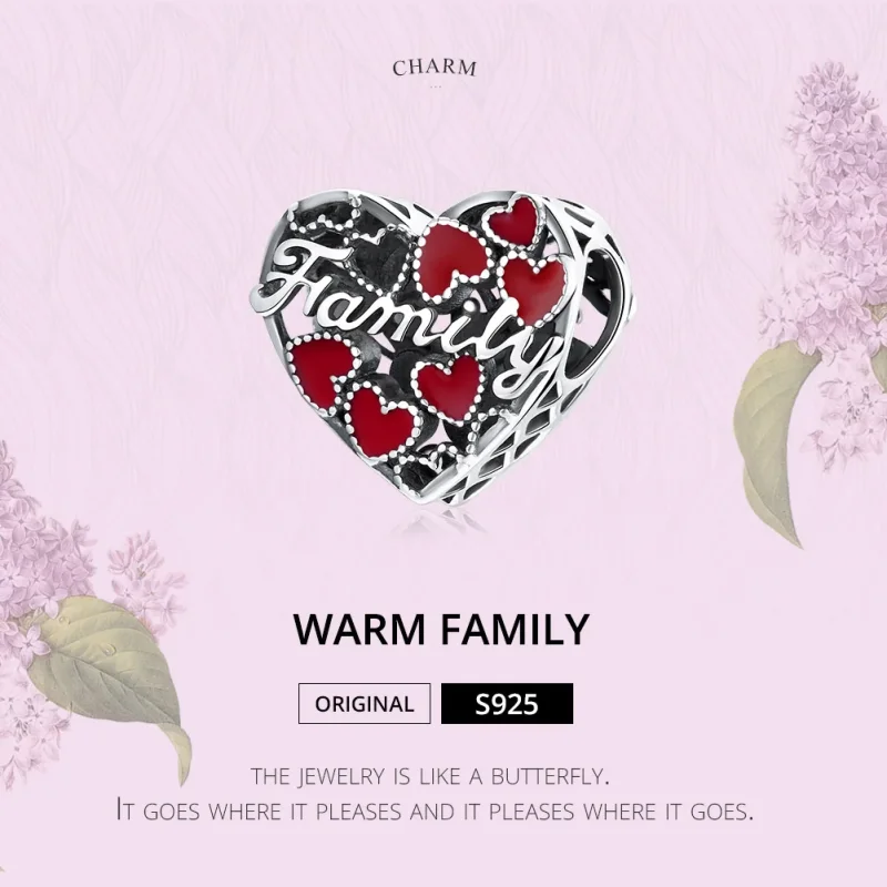 (immagine per) Charm tipo Pandora Calda famiglia - SCC1750 - Visualizza 6