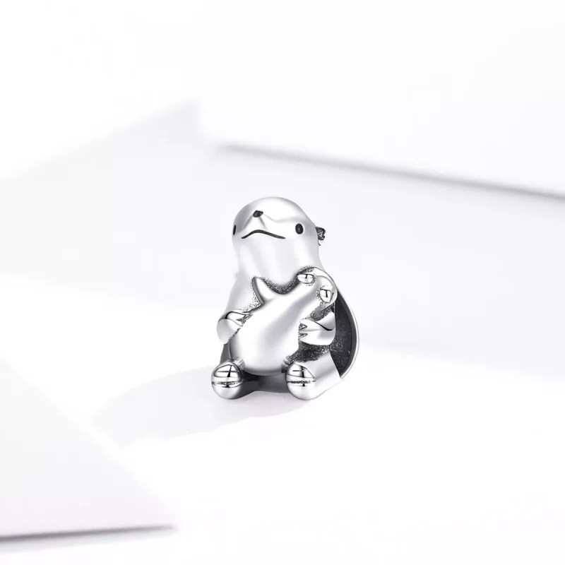 (immagine per) Charm tipo Pandora Caldo orso polare - BSC297 - Visualizza 2