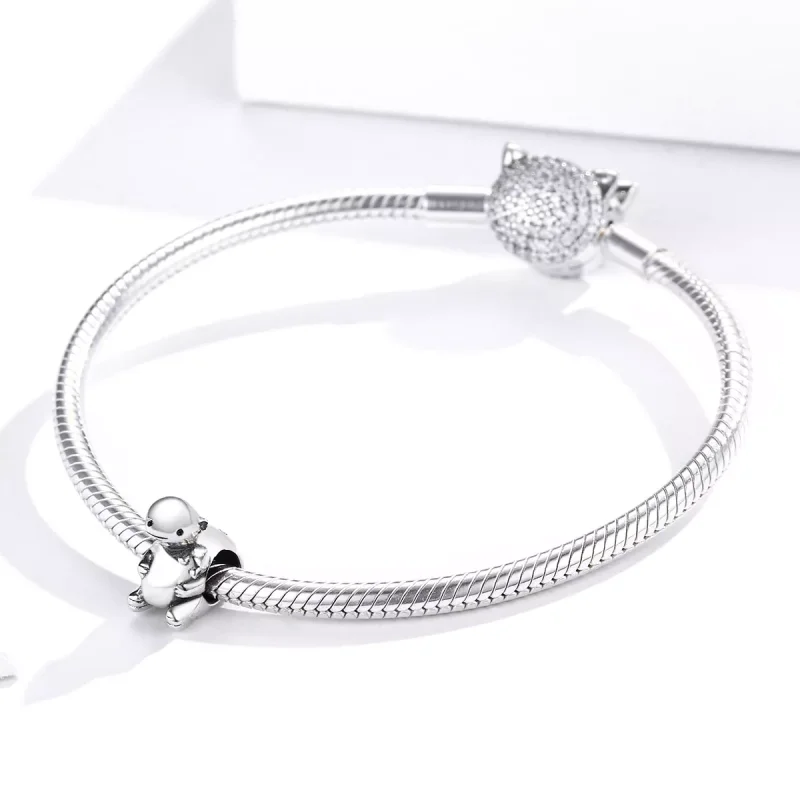 (immagine per) Charm tipo Pandora Caldo orso polare - BSC297 - Visualizza 3