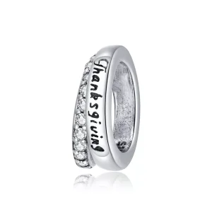 (immagine per) Charm tipo Pandora Caloroso Ringraziamento - SCC1632