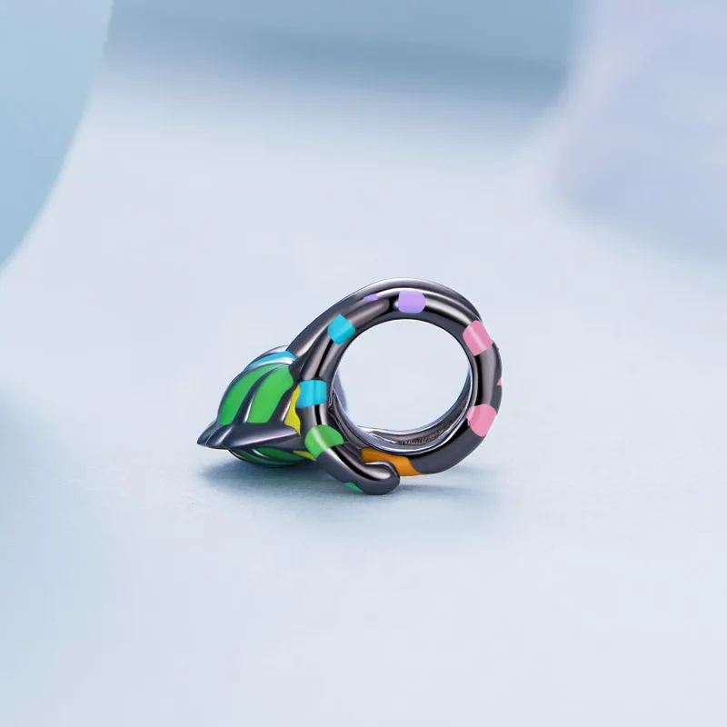 (immagine per) Charm tipo Pandora Camaleonte - BSC694 - Visualizza 3