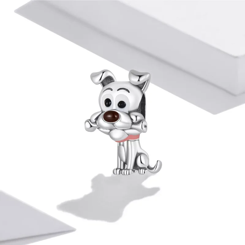 (immagine per) Charm tipo Pandora Cane carino - SCC2121 - Visualizza 2