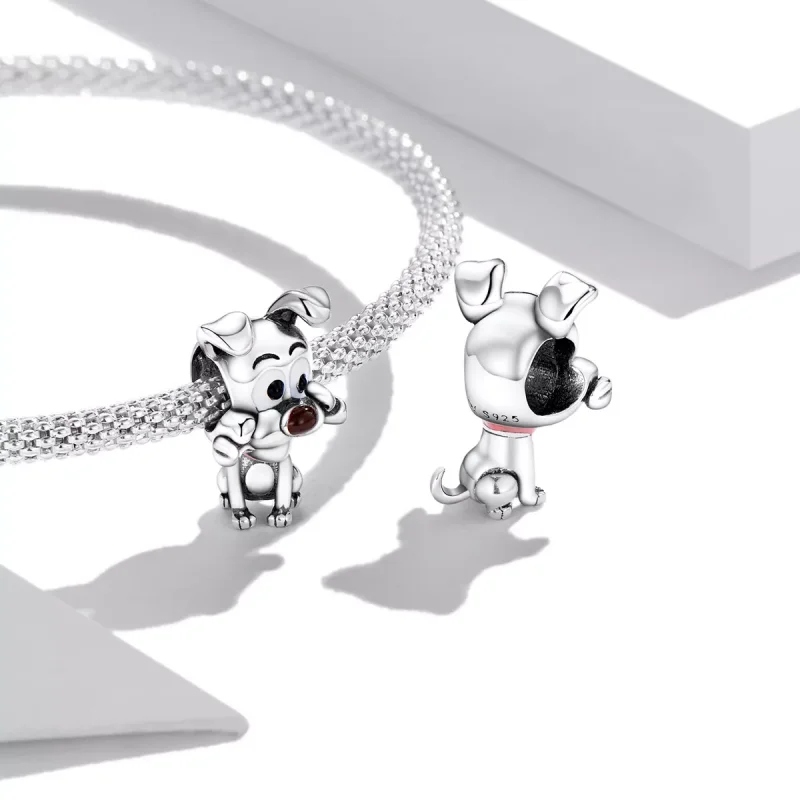 (immagine per) Charm tipo Pandora Cane carino - SCC2121 - Visualizza 4
