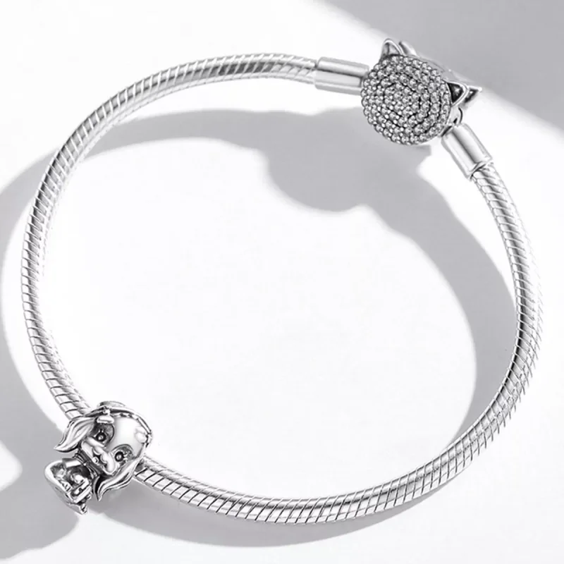 (immagine per) Charm tipo Pandora Cane Shih Tzu in stile occidentale - SCC2042 - Visualizza 3