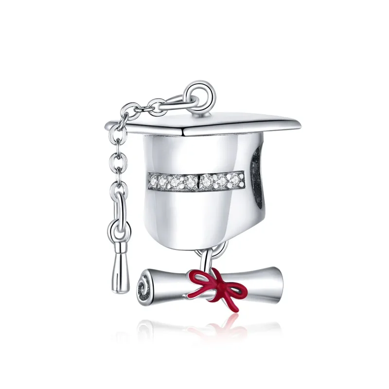 (immagine per) Charm tipo Pandora Cappello di laurea - BSC357