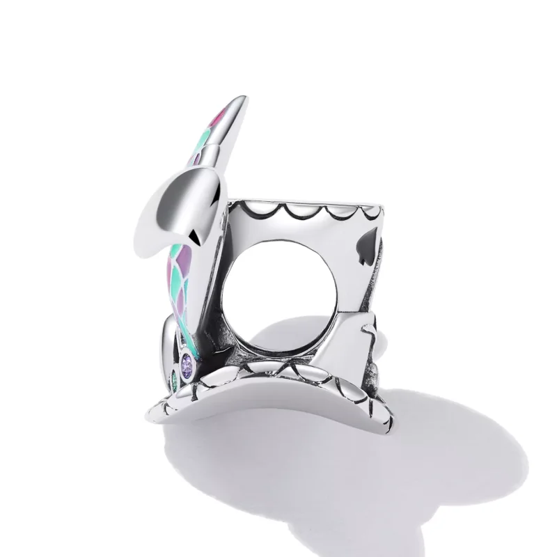 (immagine per) Charm tipo Pandora Cappello magico con orecchie di coniglio - SCC2243 - Visualizza 3